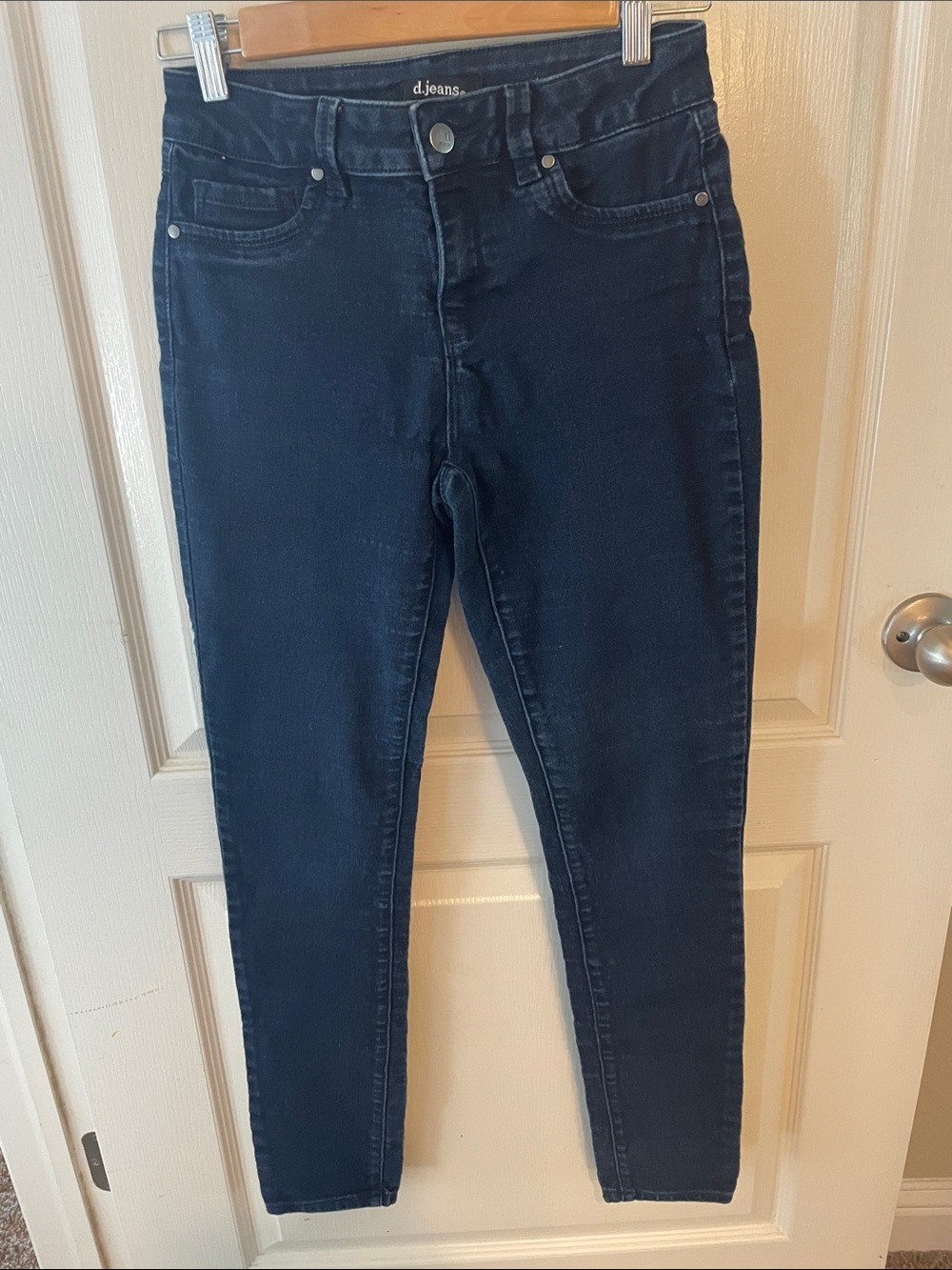 d. jeans Dark Navy High-Rise Skinny Jeans